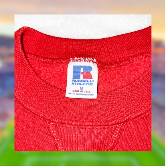 1985 Oklahoma Sweatshirt - Vintage Russell - Size M - Sooners National Champions - Picture 3 of 5